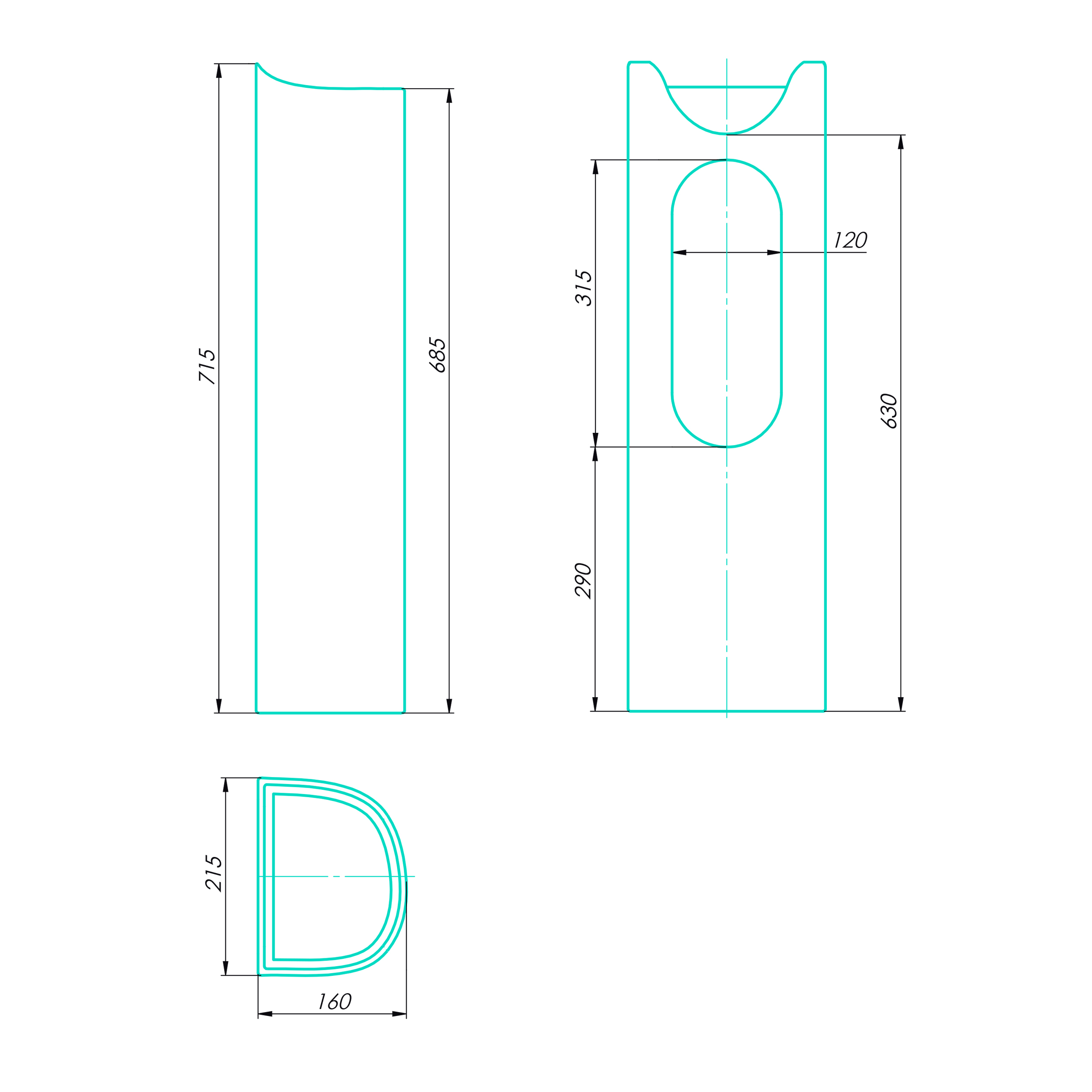 Омега new Умывальник + пьедестал 21,2 кг. GESSO  - Вид №2