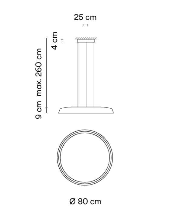 Затемняемый подвесной светильник Vibia Bigger ARCH-00115161 - Вид №20