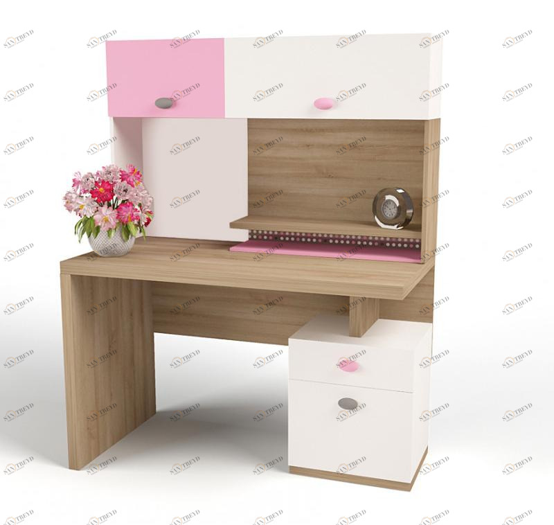 Надстройка на стол ABC-KING MIX blue правый MIX ( розовый) 4631148108240