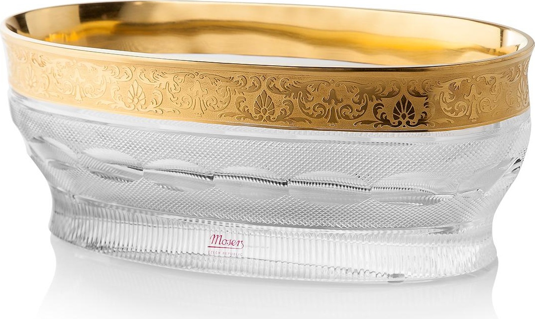 67888 Moser Чаша овальная 24см "Сплендид" Хрусталь бессвинцовый 