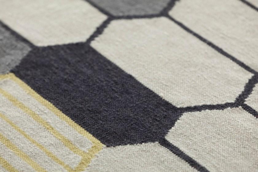 GAN Прямоугольный коврик в стиле пэчворк из шерсти Kilim sun-id-1446848 - Вид №3