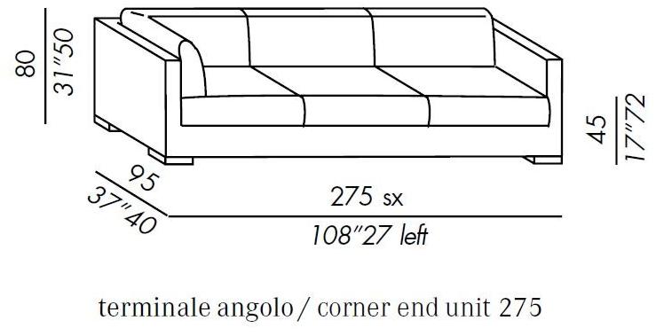 Meridiani Модульный тканевый диван Belmon sun-id-1454132 - Вид №9