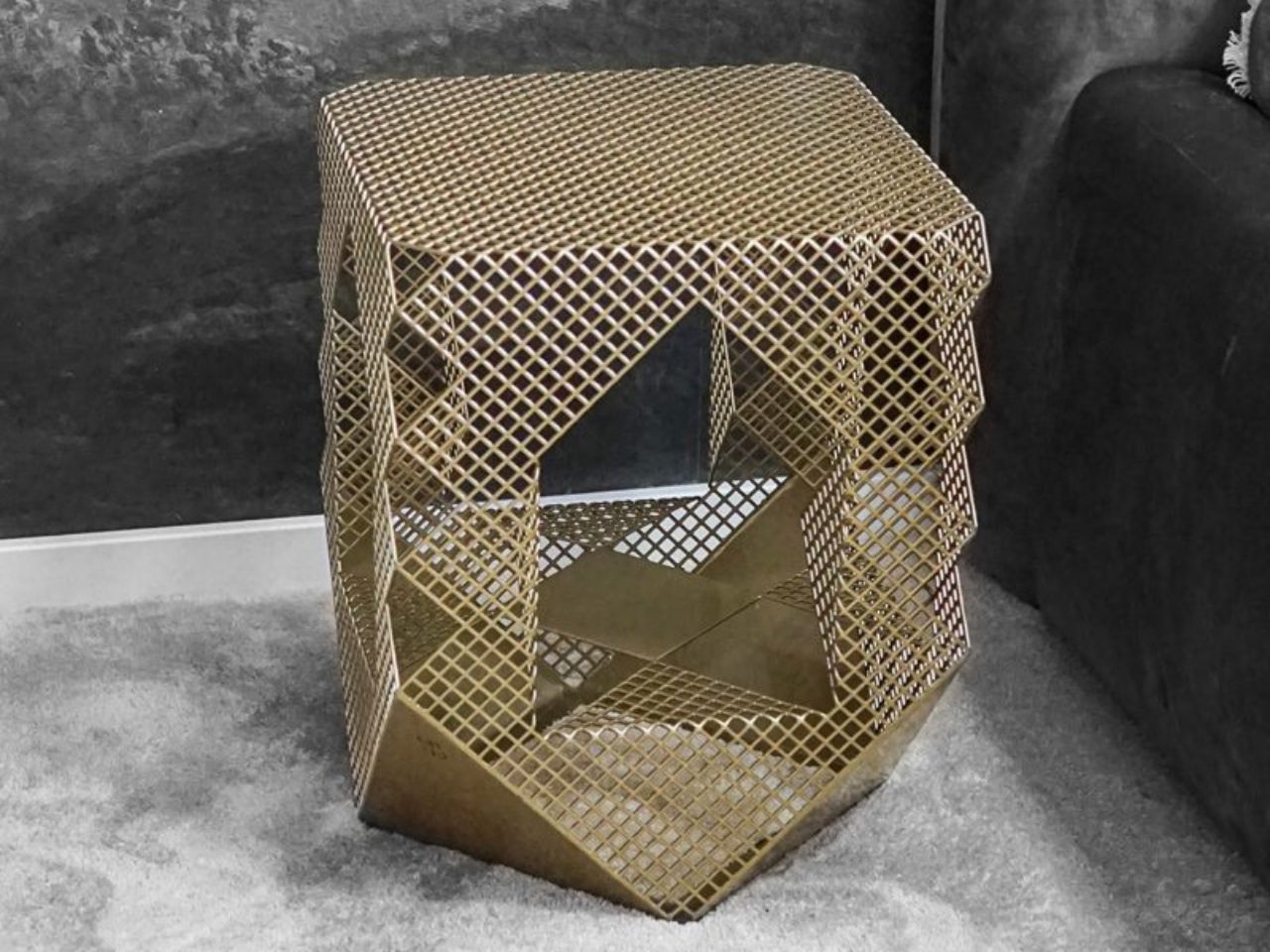 Журнальный столик / табурет из нержавеющей стали LO Contemporary GOLDIE ARCH-00079993