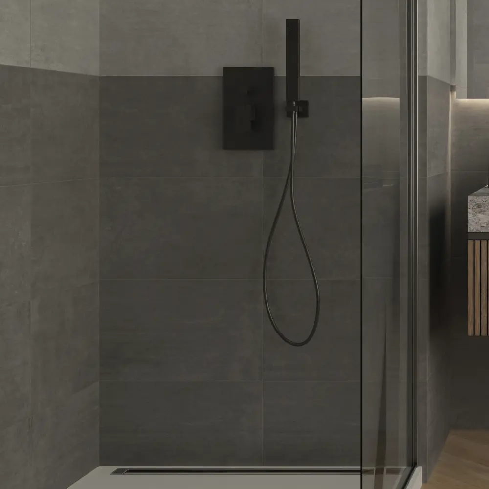 Шахтинская Плитка Unitile Пазолини: бетонный шизм в интерьере 25x40 см 85622880 Фрида STLM-0064651