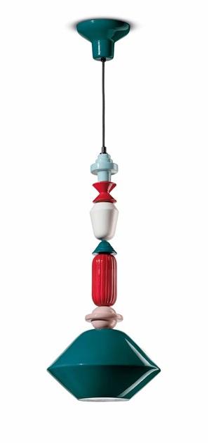 FERROLUCE Подвесной светильник из керамики Lariat C2511 - Вид №1