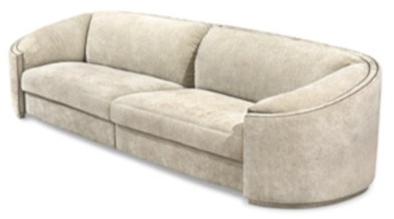 BRABBU 3-х местный бархатный диван Wales sun-id-1508351 - Вид №1