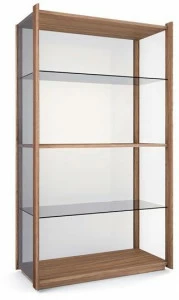 Pacini & Cappellini Книжный шкаф / витрина из дерева и стекла  5554.105