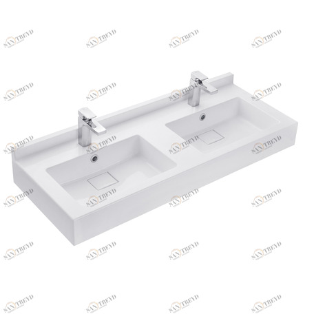 1A72433KSK010 Подвесная раковина настенная прямоугольная AQUATON САКУРА белая