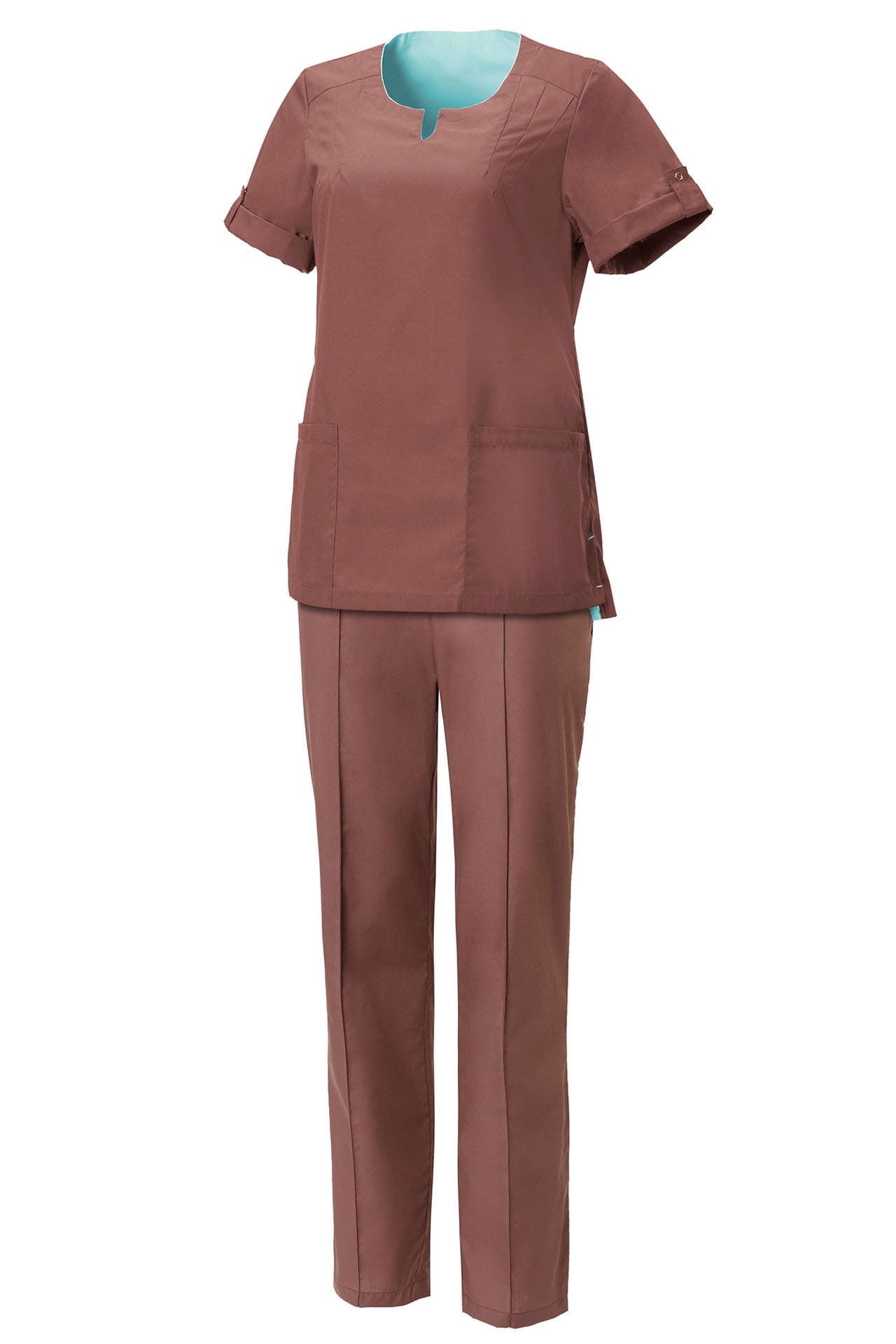 5043392 Костюм женский шоколадный GVENN  Медицинская одежда  размер 56-58/158-164 