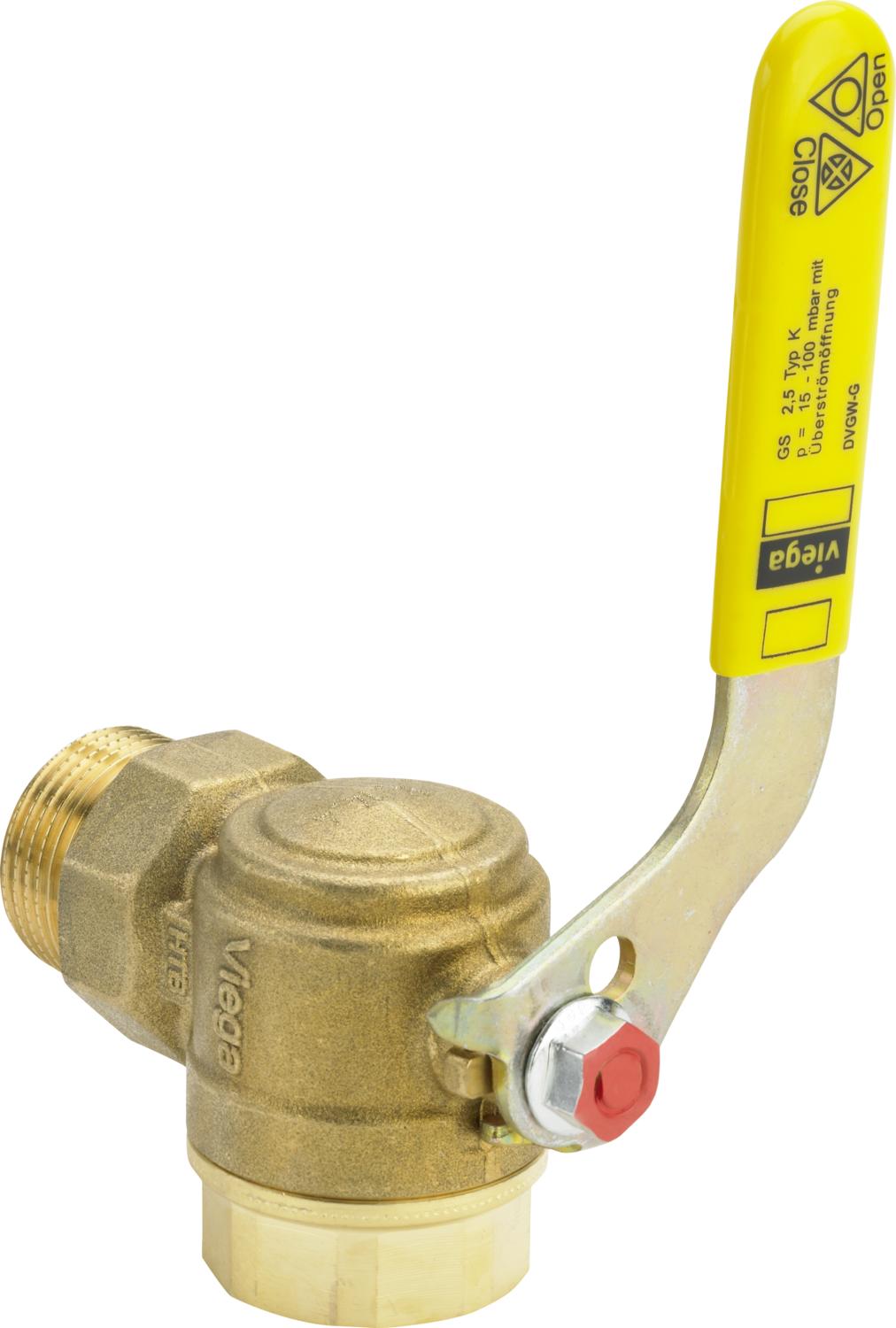 Viega Угловой шаровой кран для газового счетчика G2110S (618759) 618 759