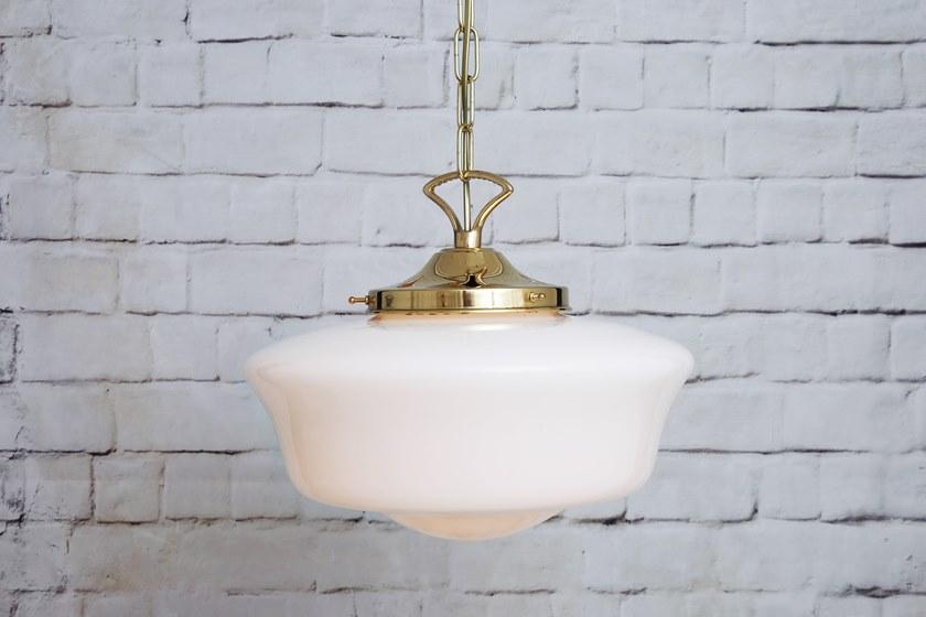 Mullan Lighting Подвесной светильник ручной работы с прямым светом 1920's schoolshouse Mlp117  - Вид №1