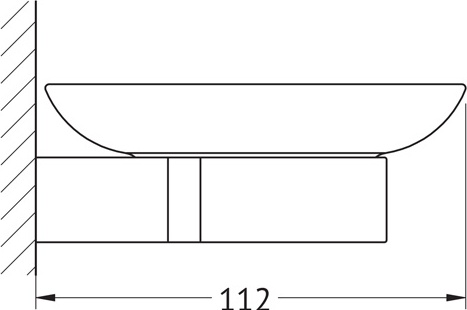 7722 Держатель с мыльницей ARTWELLE Schwarz - Вид №1