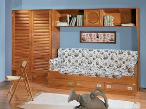 Caroti Мостовая спальня из дерева  210