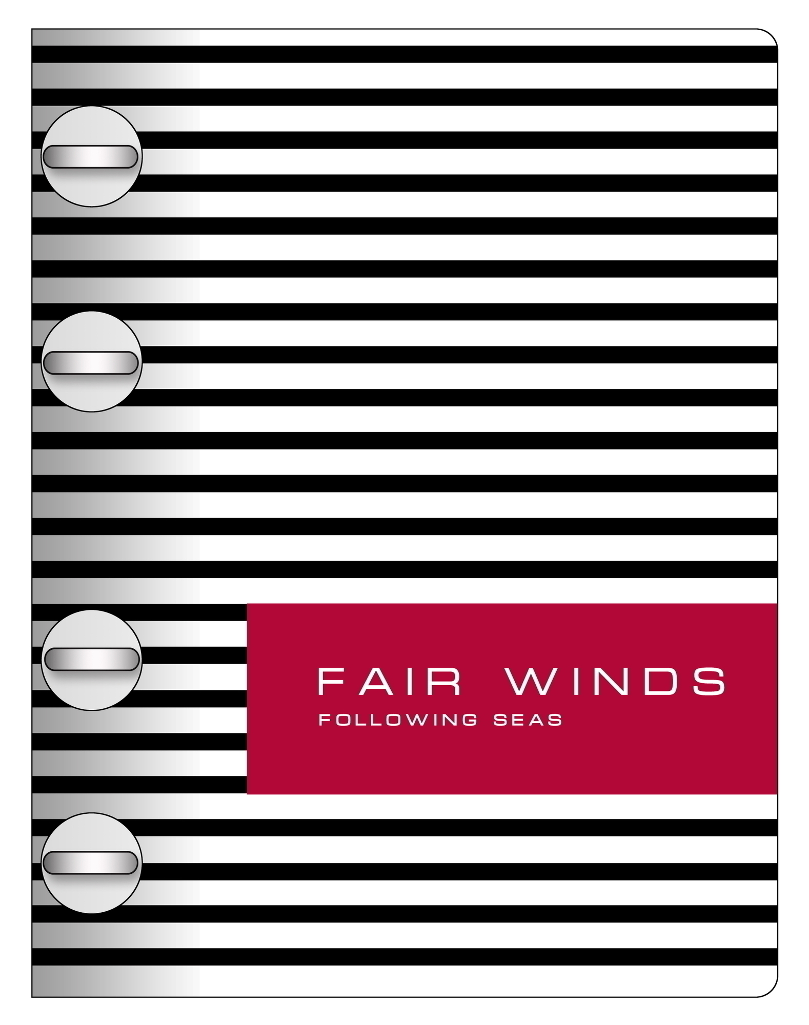 430405 Тетрадь в клетке "" в пластиковой обложке на кольцах А5 Sailing Santreyd 