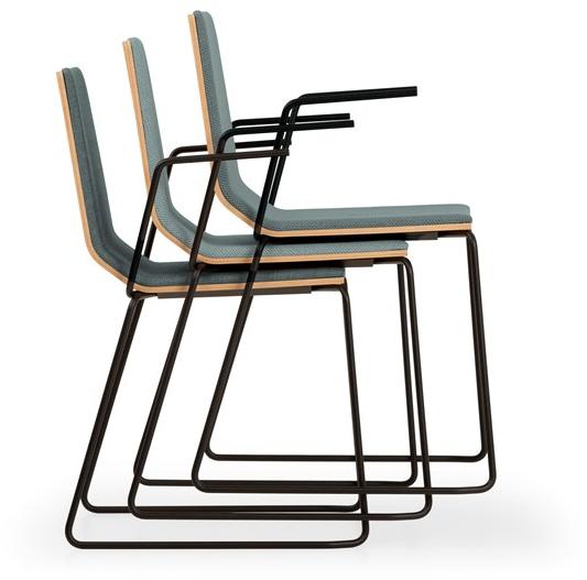 True Design Стул с салазками и подлокотниками со встроенной подушкой Marina sun-id-1346731 - Вид №9