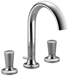 20710955-00 Смеситель для умывальника на три отверстия со сливным гарнитуром - хром Villeroy & Boch LA FLEUR DornBracht