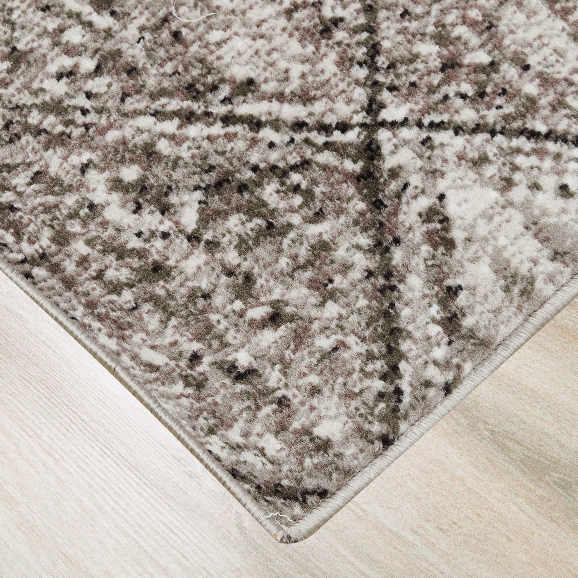 84267932 Ковер полипропилен Avrora GR18 140x190 см цвет серый STLM-0047911 Santreyd  - Вид №1