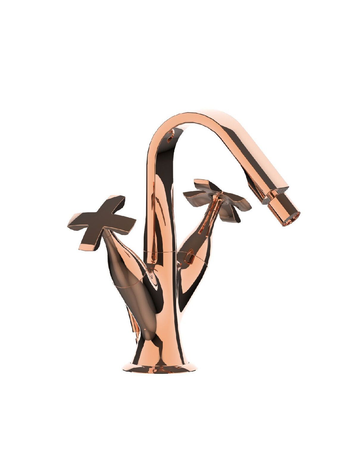 Смеситель для биде с одним отверстием для пола с поворотным горлышком Rubinetterie Frattini Lucrezia ARCH-00139562 - Вид №10