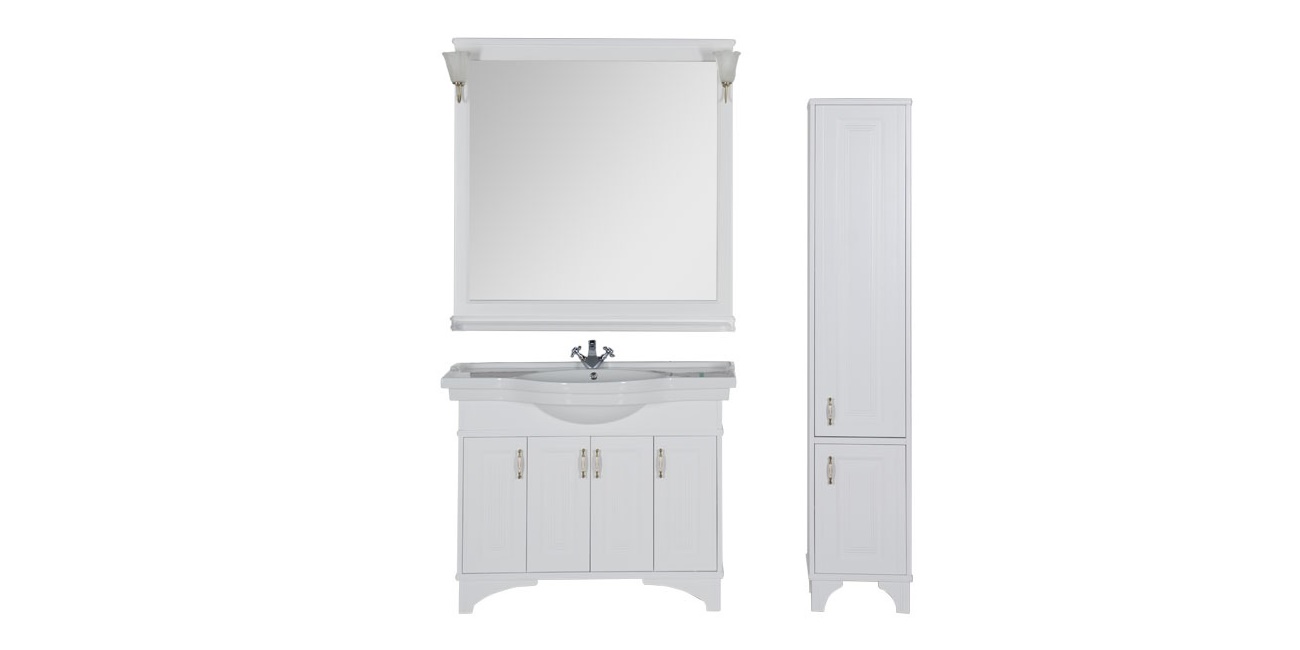 Комплект мебели Aquanet Валенса 110 белый 00180451 - Вид №2