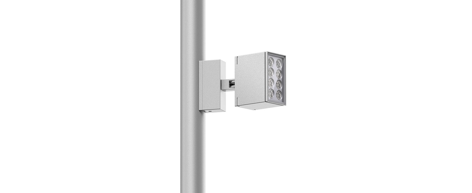 8720208 Уличное освещение  Platek TARGET MEDIUM Su palo  TARGET MEDIUM On pole - 8 LED RGBW 48°  - Вид №1