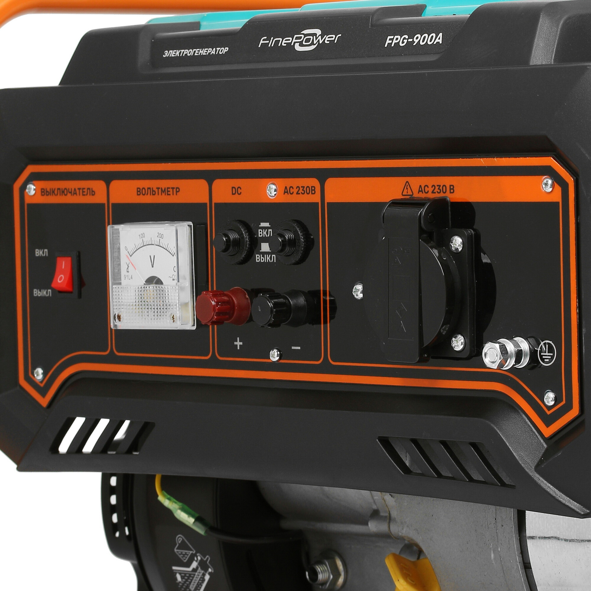 Электрогенератор   бензиновый FinePower FPG-900A 5076244 STDN-0003152 - Вид №6