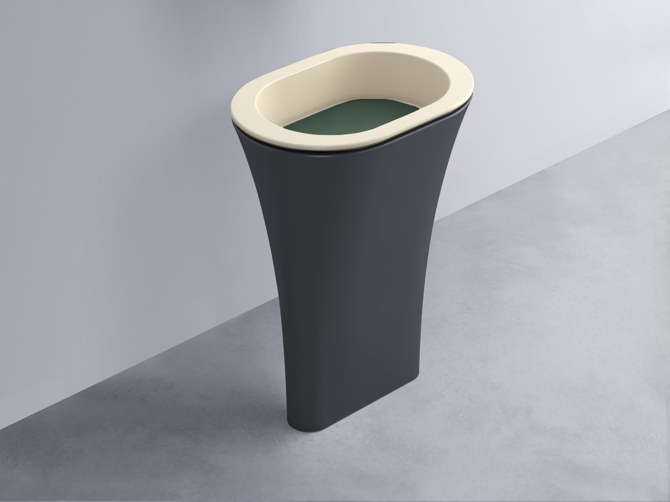 AMLA65-LN+AMPILO-MU+AMCOLO-BA Раковина Amedeo Ovale отдельностоящая cielo Enjoy + Amedeo Ceramica Cielo