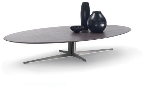 Flexform Овальный деревянный журнальный столик Fly sun-id-1359792 - Вид №1