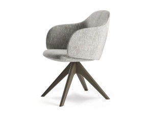 Тканевый стул с подлокотниками