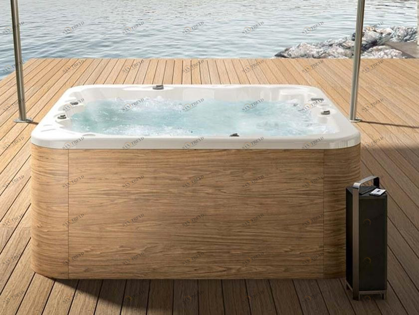 Albatros Квадратный мини-бассейн с 5-местной хромотерапией  04oap229 