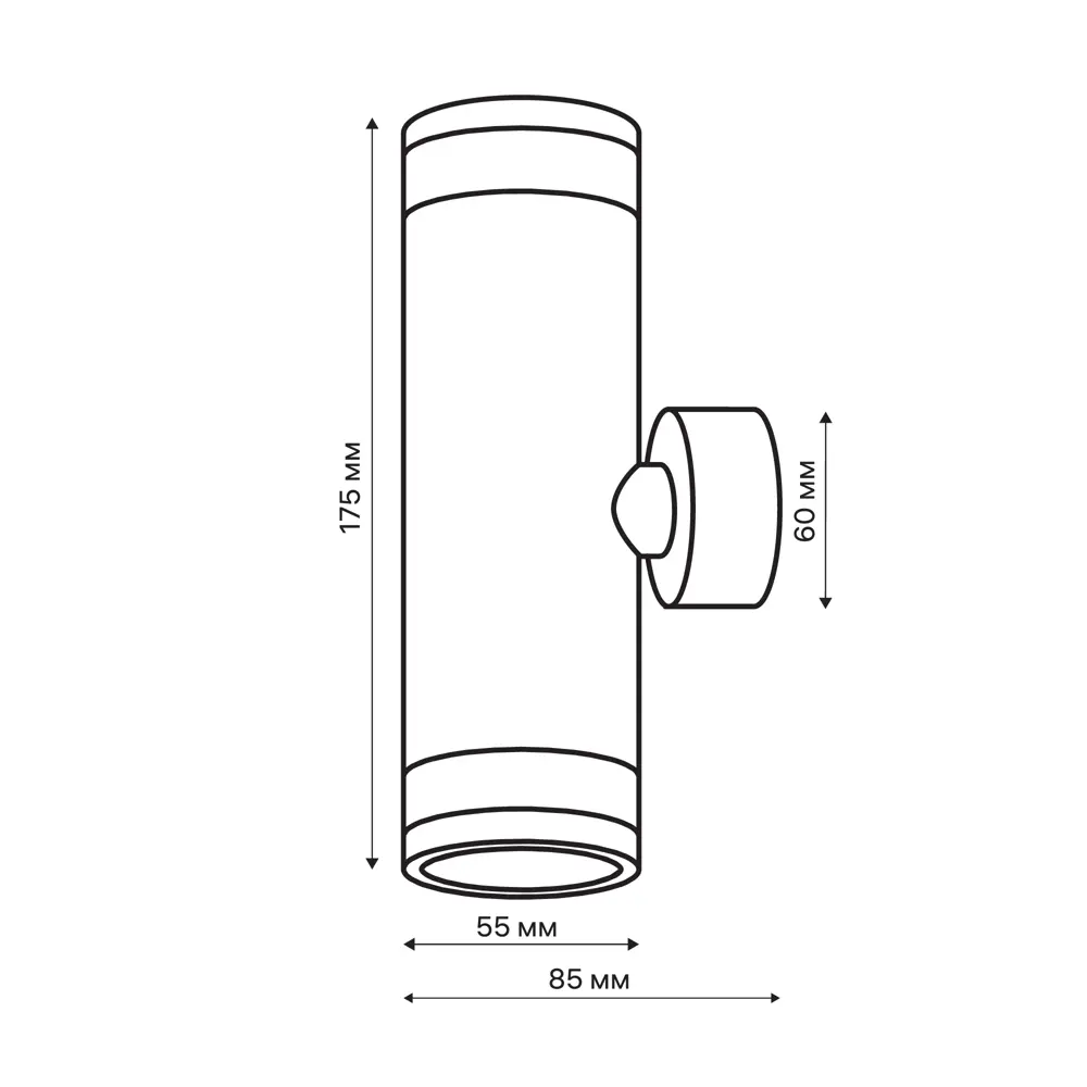 Светильник точечный накладной Ritter Arton 59959 3 2xGU10 цвет хром STLM-2043909 - Вид №11
