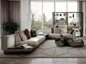 Bizzotto Угловой диван в коже Ikat