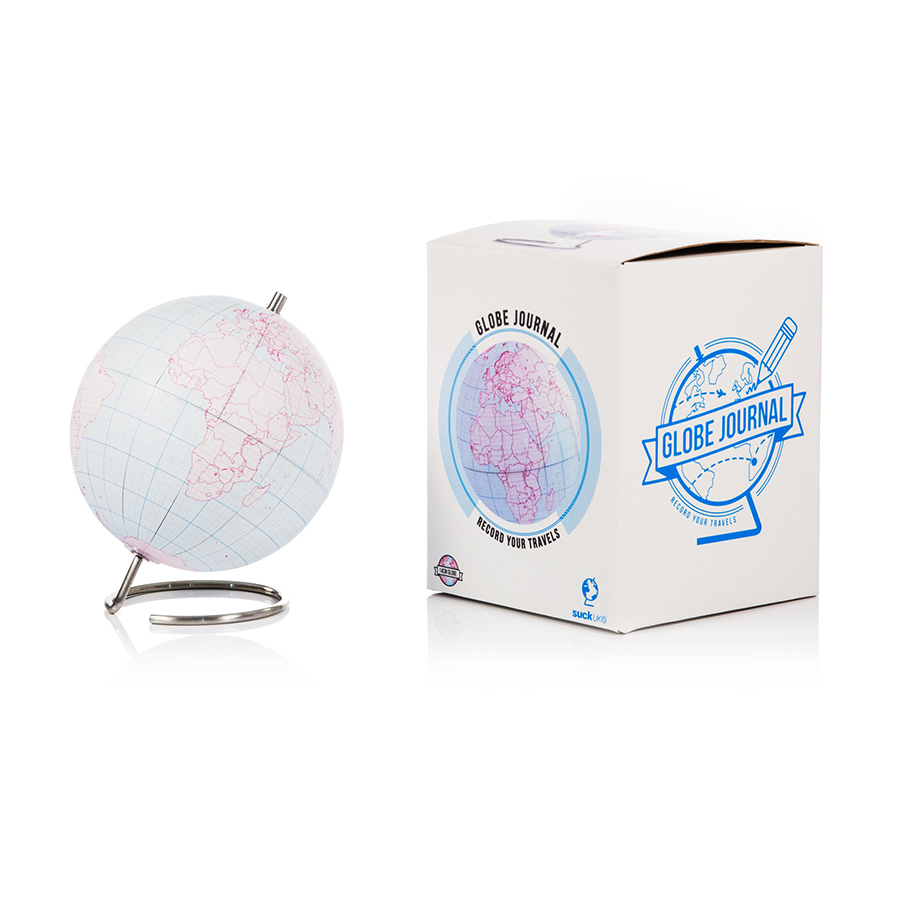 SK GLOBEGRID2 Глобус для разукрашивания journal малый Suck UK  - Вид №7