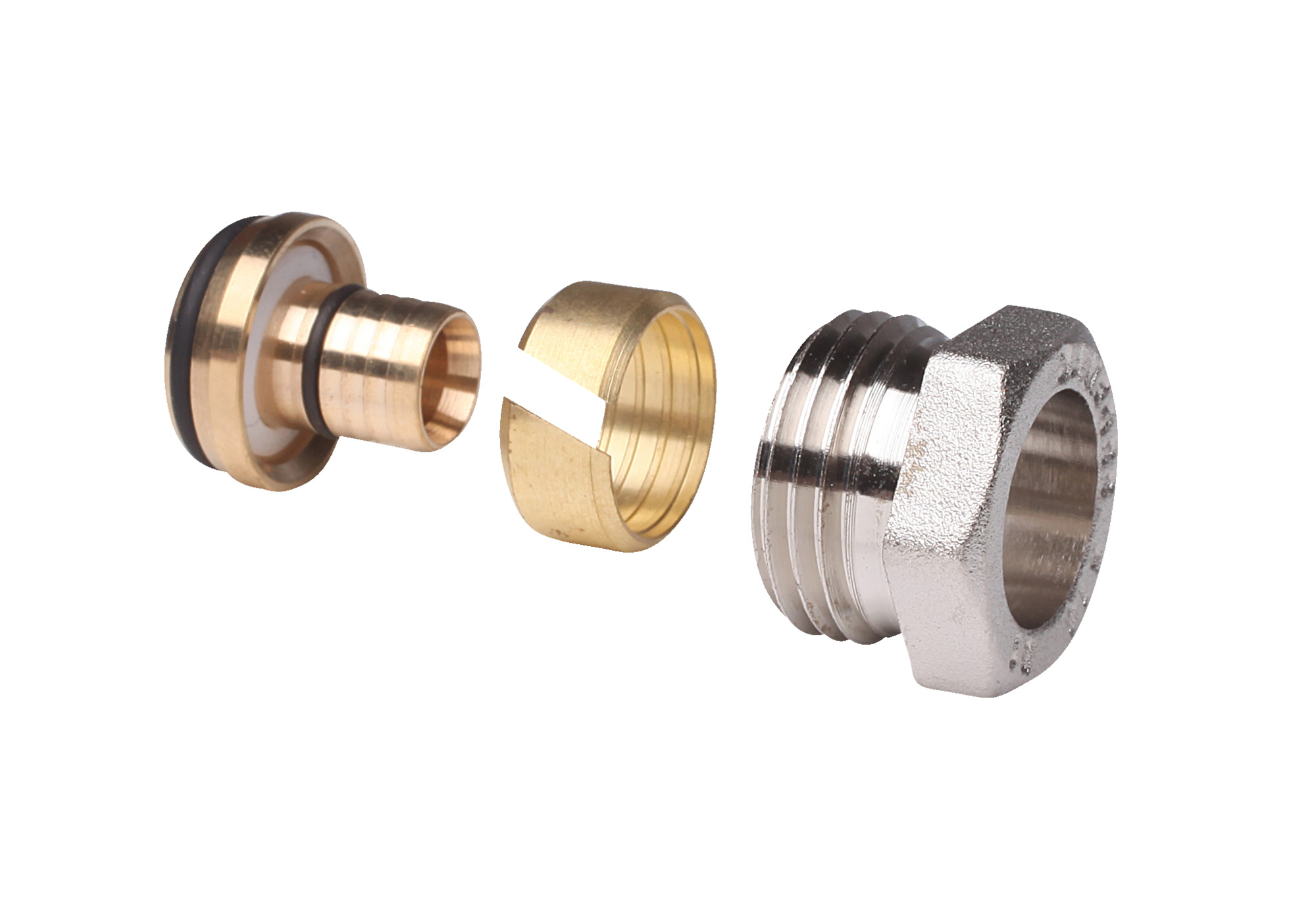 Danfoss Фитинги для металлопластиковых труб (Alupex) Уплотн. фитинги AluPEX 20x2 G3/4'' вн 013G4190  - Вид №1