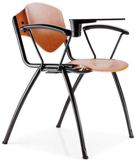 Ares Line Стул для конференций штабелируемый из дерева с откидной крышкой Omnia contract sun-id-1349887 - Вид №2