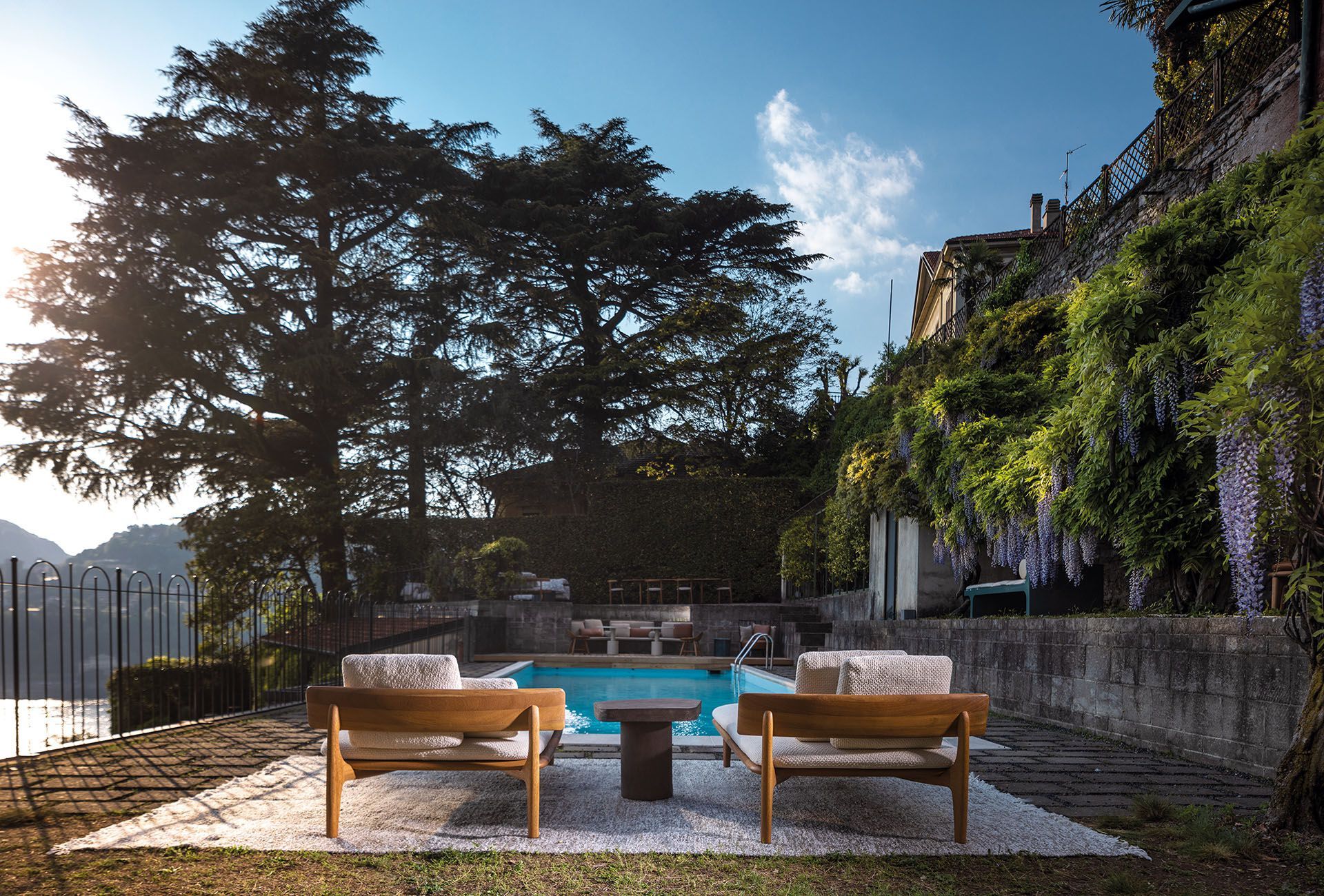 Садовый сон из ироко и ткани Baxter Himba Outdoor ARCH-00109557 - Вид №6