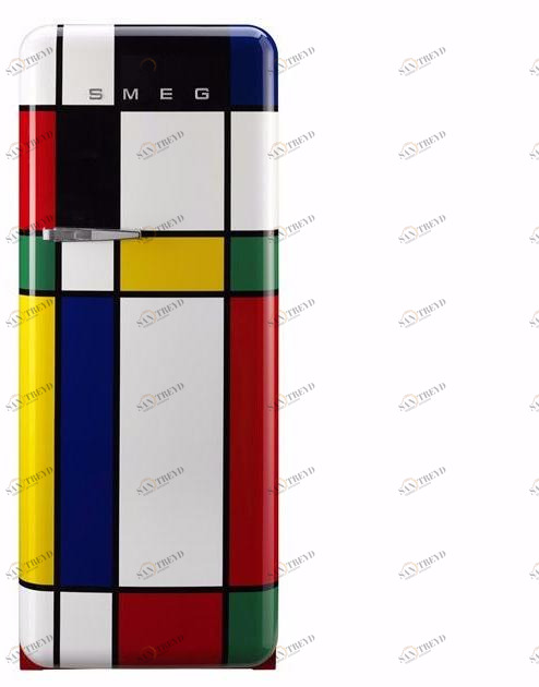 Smeg Отдельно стоящий однодверный холодильник класса а ++ Smeg 50's style Fab28rdmc 
