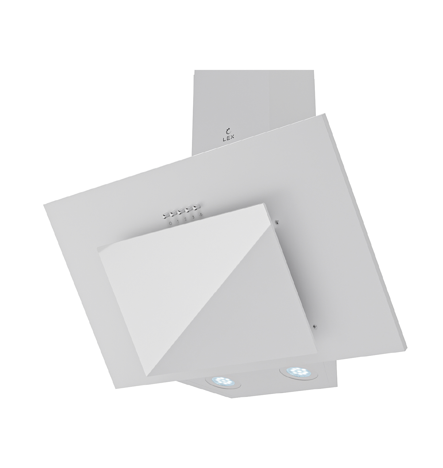 9919448 Вытяжка наклонная LEX MIRA 600 белый/белый STDN-0017284 - Вид №1