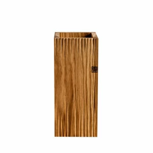 Ваза декоративная коричневая "Мороз" FUGA ECO WOOD 123606 Коричневый