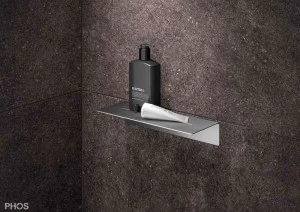 DA300K Клееная душевая полка, длина 30 x глубина 12 см, шлифованная вручную PHOS