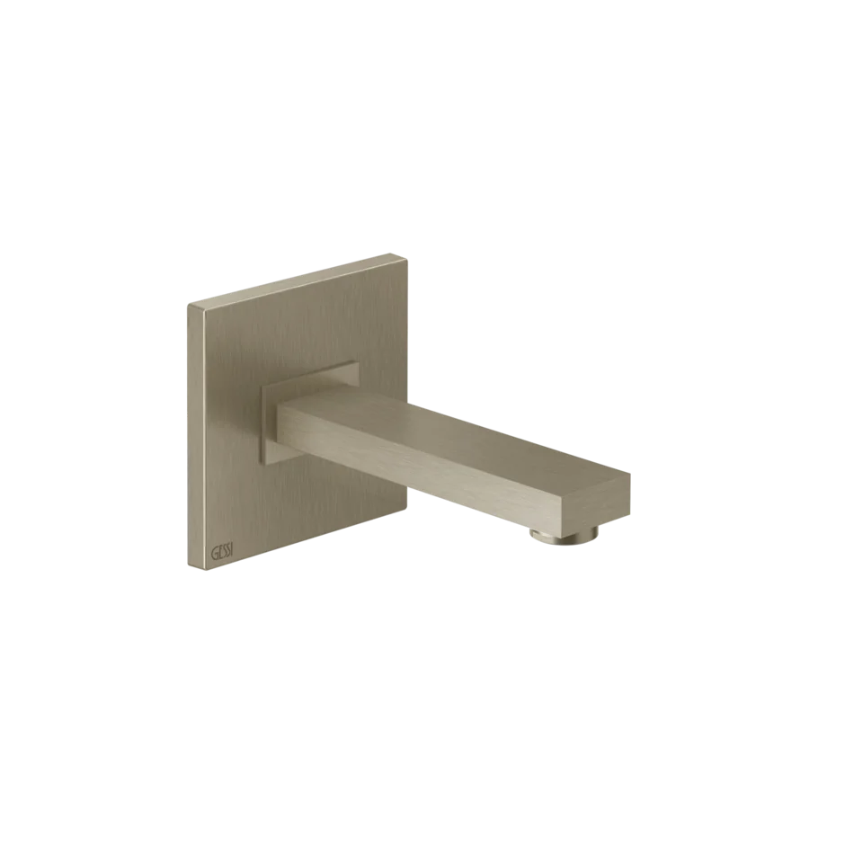 Носик бассейна 20118 149 Gessi Rettangolo k МАТОВЫЙ НИКЕЛЬ FINOX 20118149