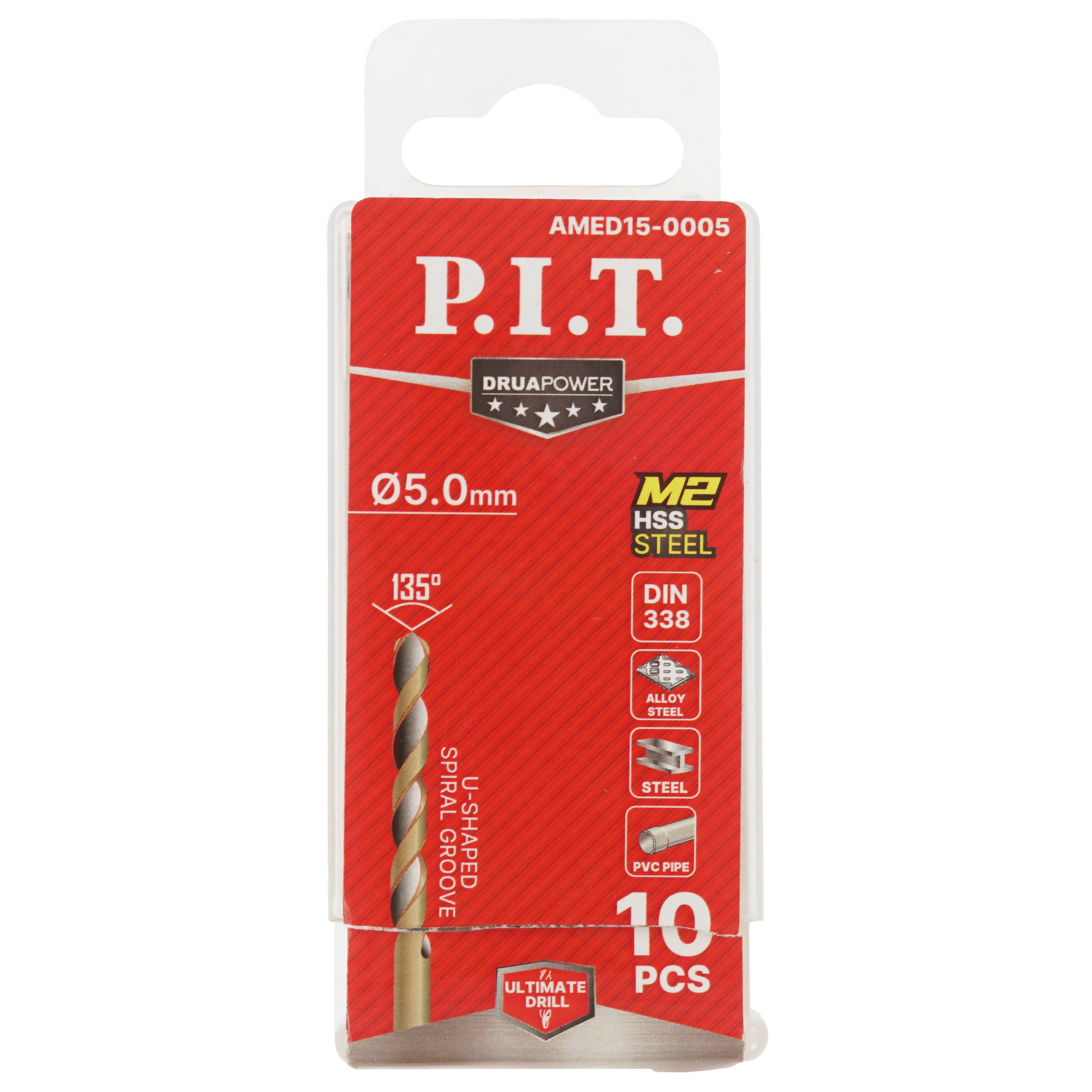 Набор сверл P.I.T. AMED15-0005 9256707 PIT STDN-0002692 - Вид №3