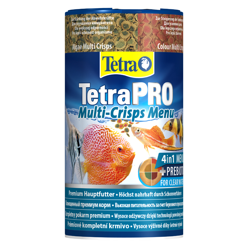 ПР0015948 Корм для рыб PRO Menue для всех видов рыб, 4 вида мелких хлопьев 250мл TETRA 