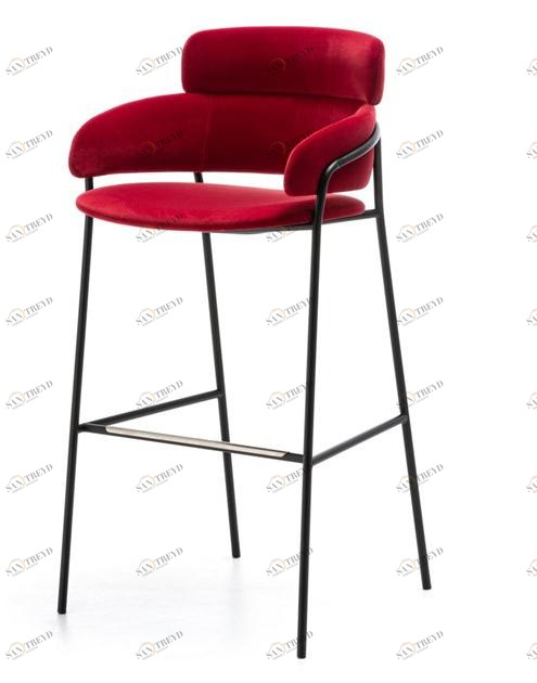 arrmet Высокий табурет из ткани со спинкой Strike 831