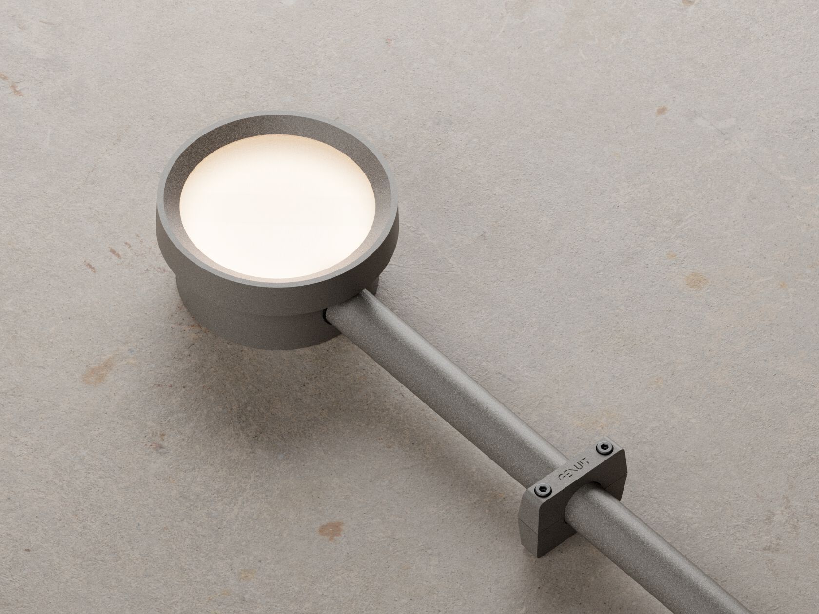 Алюминиевый настенный светильник с порошковым покрытием Genuit Graphite ARCH-00073076 - Вид №1