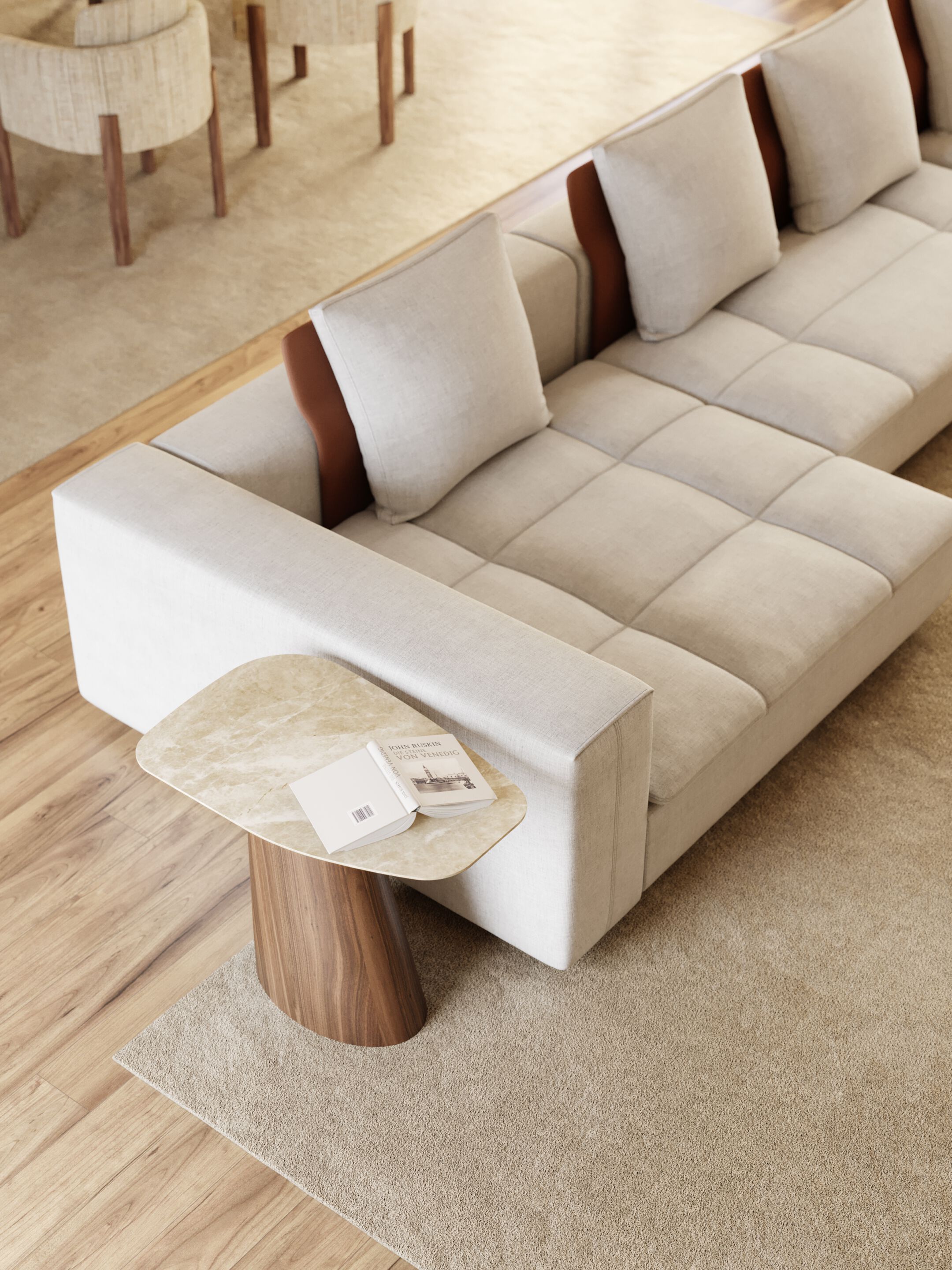 Модульный тканевый диван Stylish Club Margem ARCH-00141800 - Вид №3