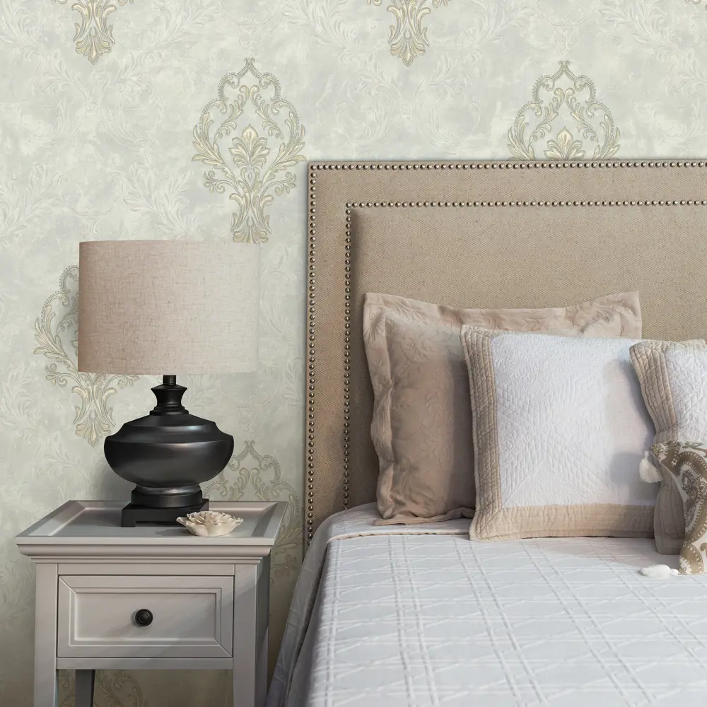 Обои флизелиновые Euro Decor Saphire серые 1.06 м ED7259-11 89456612 STLM-2160487 - Вид №3