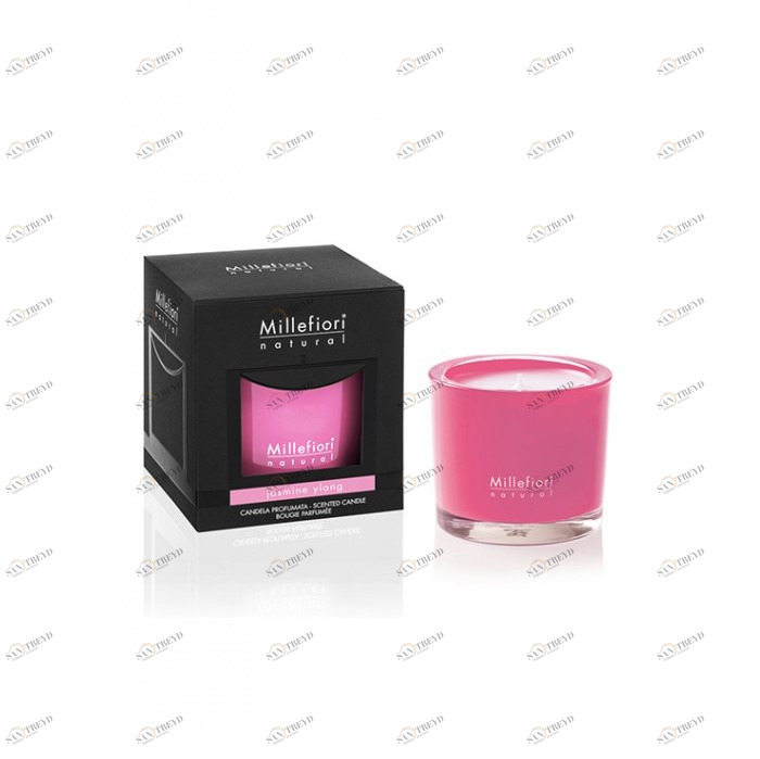 Ароматическая свеча 180гр "Жасмин Иланг-Иланг" Jasmine Ylang MILLEFIORI MILANO ЖАСМИН 267344 Розовый 