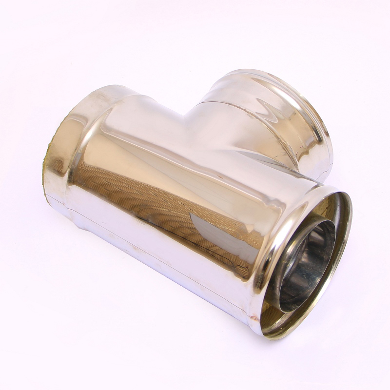 Сэндвич-тройник 90" Ferrum Ф130х200 нержавеющая сталь (430/0,5мм) FD11130N4FF - Вид №3