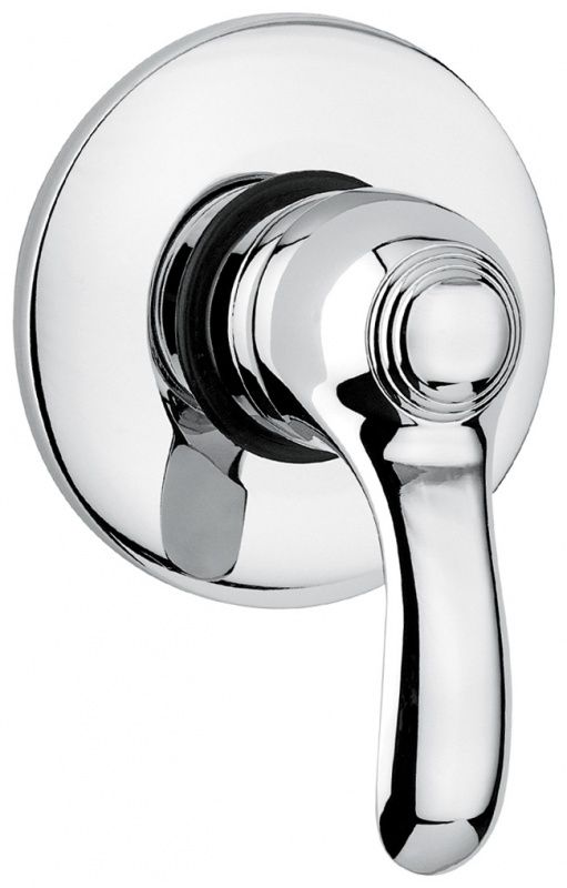 22009BC Внутристенный смеситель Harmony, цвет белый-хром EMMEVI