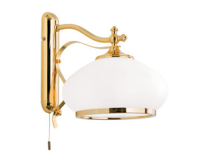 Настенный светильник из опалового стекла